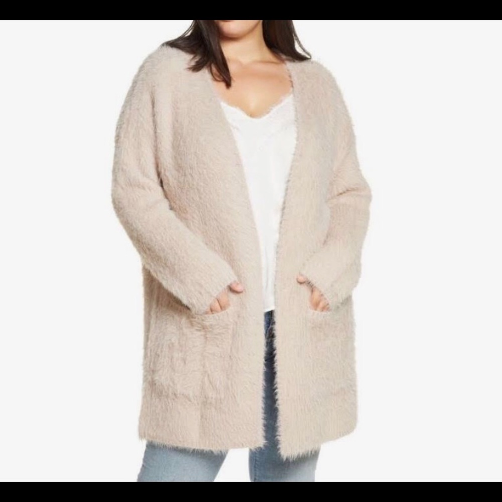 💝- 💐🌼- Anthropologie: Sanctuary Cardigan eyelash Longline Sweater - Picture 9 of 9